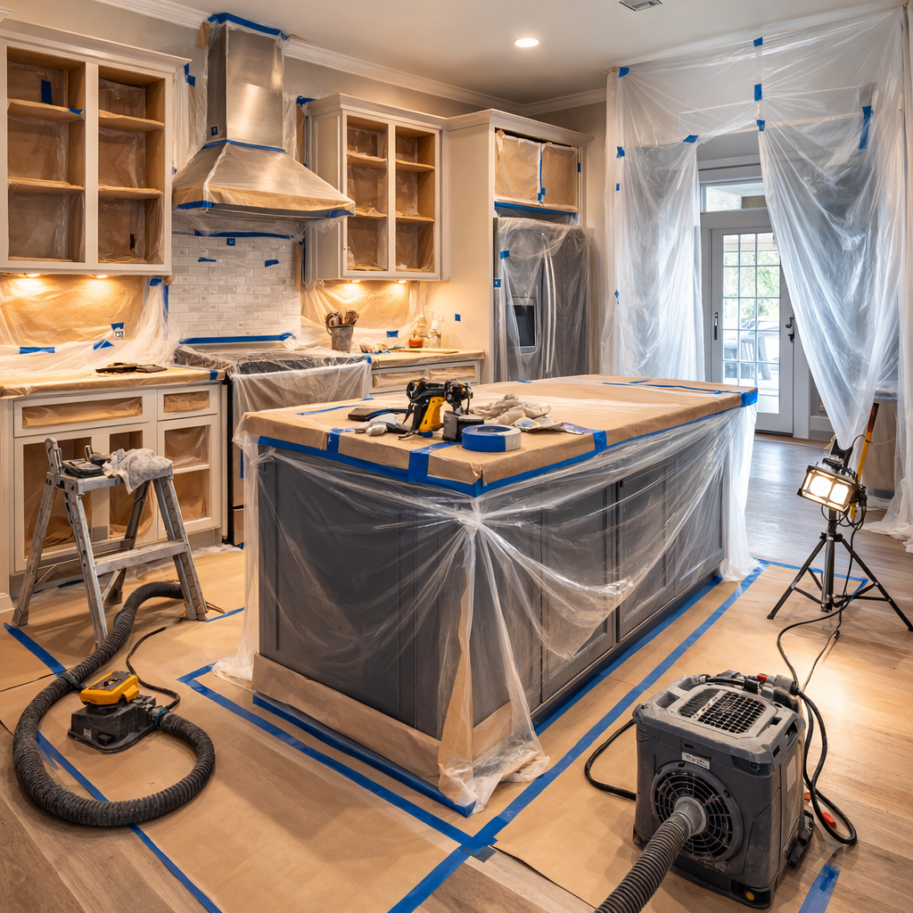 cabinet refinishing prep - Elite Custom Painting & Cabinet Refinishing Inc cabinet refinishing and kitchen remodeling in Peoria