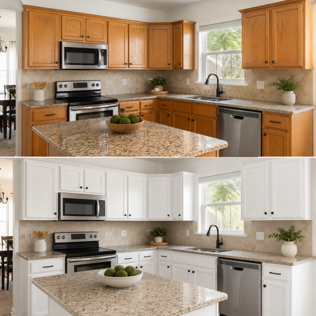 cabinet refinishing in Peoria Arizona by Elite Custom Painting
